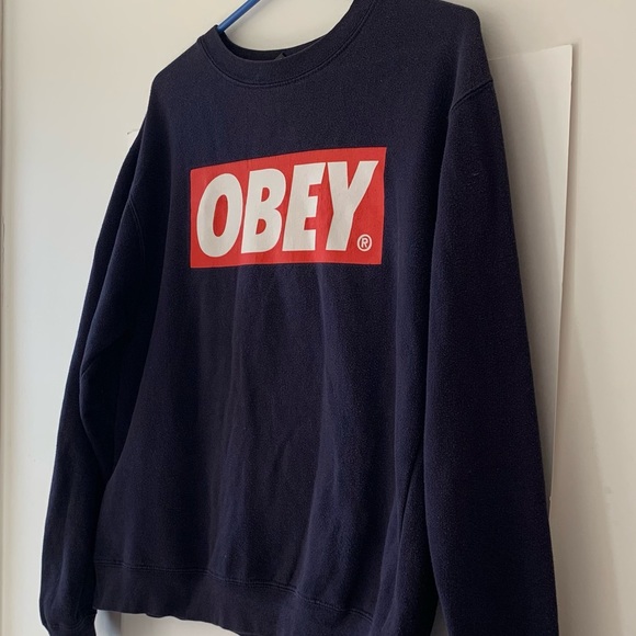 Box Logo Obey Sweater - Picture 7 of 8
